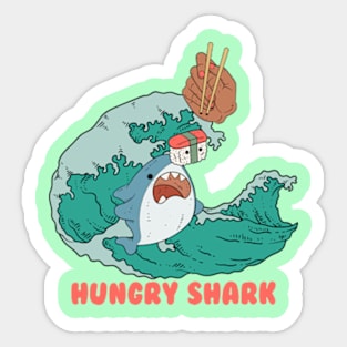 Hungry Shark Sticker